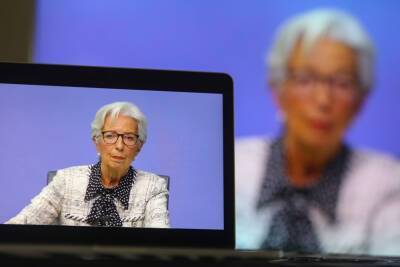 Watch Christine Lagarde speaking after the ECB's latest rate decision