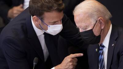 Macron and Biden to meet in person for first time since Australian submarine crisis