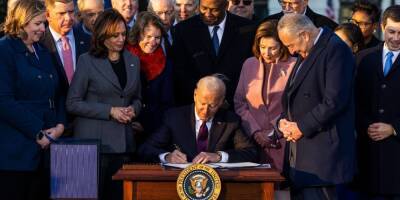 Biden Signs $1 Trillion Infrastructure Bill Into Law