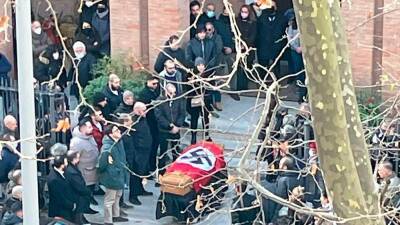 Rome swastika controversy: Catholic Church slams Nazi flag on coffin at funeral