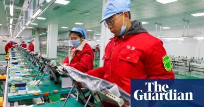 Rise in Covid cases slows manufacturing in China to weakest in two years