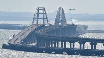 Ukraine war: Russians among eight arrested over Crimea bridge blast, says FSB