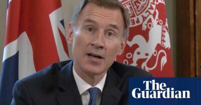 Hunt rips up most of mini-budget and scales back energy prices plan