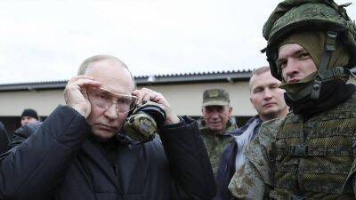 Ukraine war: Vladimir Putin fires rifle during visit to challenge Russian reservist narrative