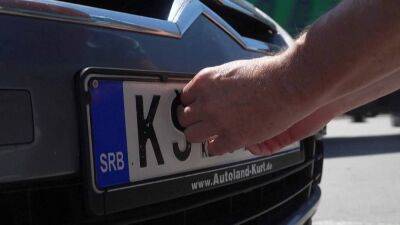 Deadline looms for ethnic Serbs to switch to Kosovo-issued car plates