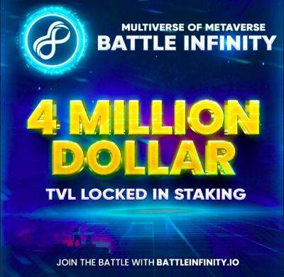 Battle Infinity Set For Massive Surge as Staking Shoots Past $4 Million – Here’s How You Can Earn 25%