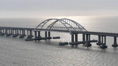 Ukraine war: Car bomb sparks major blaze on bridge linking Russia and Crimea