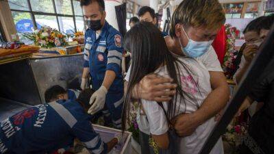 Prayers held for children killed in Thailand preschool massacre