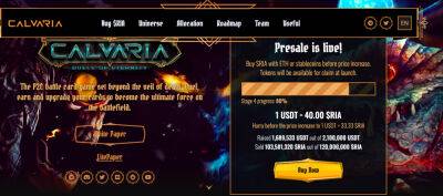 Gaming Crypto Calvaria Has Raised $1.6 Million in Presale – Time to Buy?
