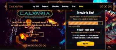 Calvaria Battle Card Game Is On The Rise After Raising $100,000 in Presale - RIA To The Moon?
