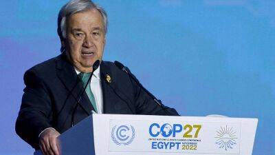 COP27: We're on a 'highway to climate hell', UN chief warns world leaders in Egypt