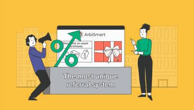 Arbismart’s referral system is one of the most unique in the crypto space