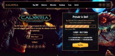 Get Ready to Play and Earn with Calvaria, the Revolutionary Crypto Gaming Platform – Presale Enters Final Stage