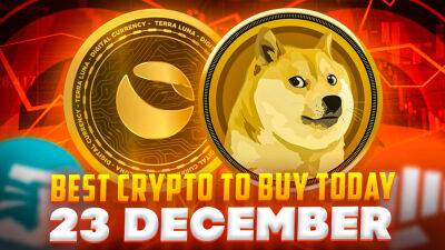 Best Crypto to Buy Today 23 December – FGHT, LUNC, D2T, DOGE, CCHG
