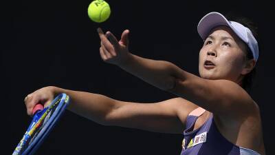 Chinese tennis star Peng Shuai says sex assault allegation was 'enormous misunderstanding'