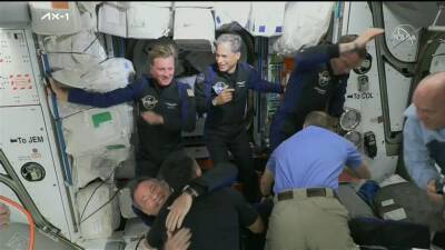 First all-private astronaut crew arrives at ISS