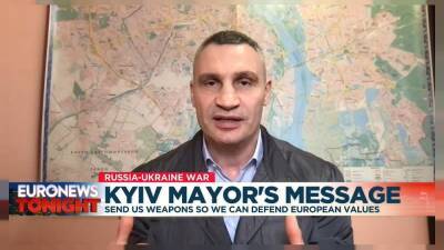 Kyiv Mayor Vitali Klitschko makes plea for more Western weapons
