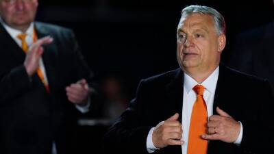 Watch live: Hungary's Viktor Orban speaks to the press after election victory