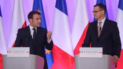 Ukraine war: Macron slams Morawiecki for 'unfounded, scandalous' criticism of Putin dialogue