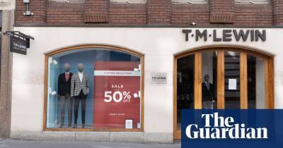 Shirtmaker TM Lewin could return to UK high street in rescue deal