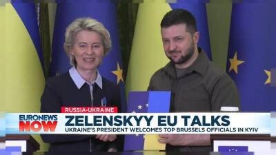 Von der Leyen gives Ukraine questionnaire for EU accession discussions