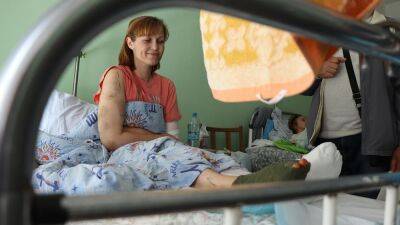 In Ukraine, tales of tragedy as Euronews visits a hospital near the frontline of Russia's war