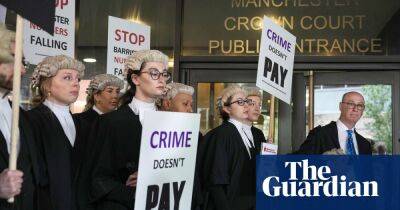‘The system is in crisis’: barristers make their case as strike begins
