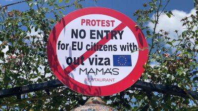 Restaurant's unorthodox protest over EU's visa snub to Kosovo