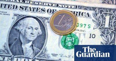 Euro nears parity with dollar as pound hits two-year low