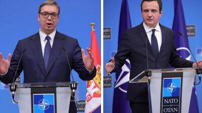 Serbia and Kosovo hold rare talks to de-escalate Balkan tensions
