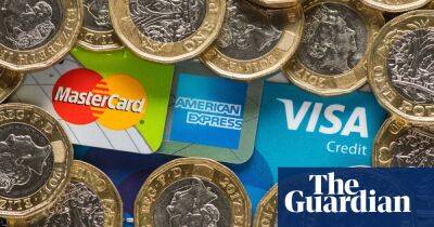 UK credit card borrowing rises at fastest rate in 17 years