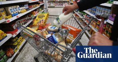 UK food price inflation hits highest level since global financial crash