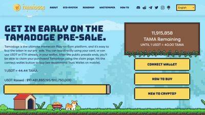 Tamadoge Meme Coin Presale Beats STEPN – Raises More Than $10 Million in 4 Weeks