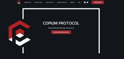 Copium Mining Presale is to Invest More in Mining, Buy Back and Burn Coins