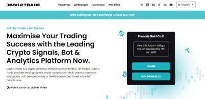 This Crypto For Traders Will Have Cash Flow From April And Can Easily 20x From Here - Buy D2T Now?