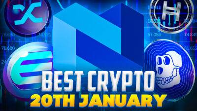 Best Crypto to Buy Today 20th January – NEXO, MEMAG, HBAR, FGHT, ENJ, CCHG, APE, RIA, SNX, TARO, D2T