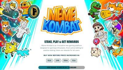 Pepe Coin Killer? New Web3 Project Meme Kombat Raises $1 Million in Surging Presale, Earn 112% APY And Beat Next Price Rise