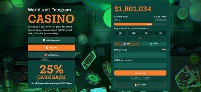 As GambleFi Shows Strength Best Telegram Crypto Casino TG Casino Hammers Past $1.8M Raised in Presale – Discover High APY Gambling Crypto Here