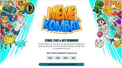 Next Pepe Coin is Here as Meme Kombat Raises $1.94m From Traders For New GameFi ICO – $10,000 Giveaway at $2m Milestone