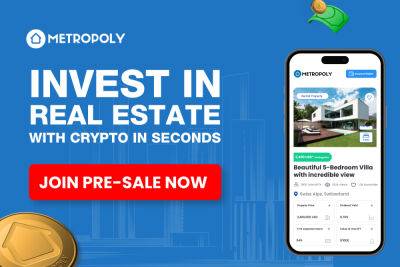 Crypto Meets Real Estate: Buy Property in Seconds on Metropoly's NFT Marketplace