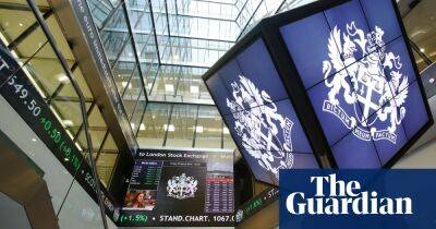 FTSE 100 hits 8,000 points for first time as recession fears ease