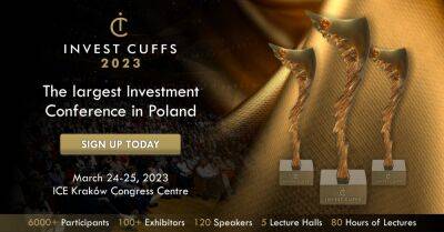 Invest Cuffs 2023 - one of the largest investment congresses in Europe!