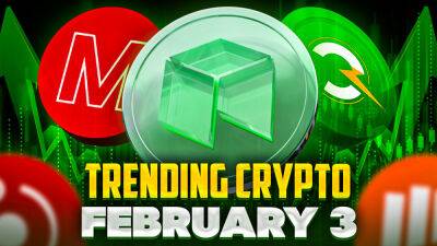 Top 5 Trending Cryptocurrency Today February 3 – MEMAG, NEO, FGHT, RNDR, CCHG