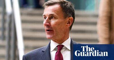 ‘Hard road to follow’ for UK prosperity, says Jeremy Hunt before budget