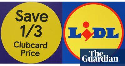 Lidl wins high court case against Tesco over blue and yellow logo