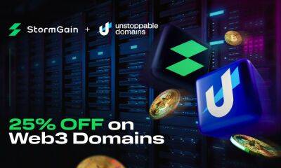 ​​StormGain Partners with Unstoppable Domains to Offer Discounts and Improved User Experience