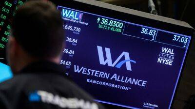 Western Alliance shares cut losses after the bank says deposit outflows are stabilizing
