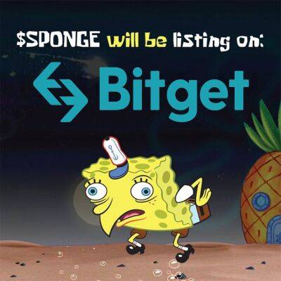 Smash Hit Meme Coin $SPONGE Pumps 67% Higher on Bitget and Gate.io Listings Excitement
