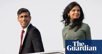 Rishi Sunak’s family fortune falls by £200m in Sunday Times rich list