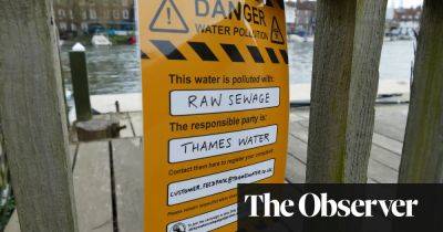 ‘The whole thing stinks’: UK water firms to pay £15bn to shareholders as customers foot sewage bill